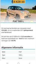 Fiat 500L 0.9 benzine twin air, Ophalen of Verzenden, Gebruikt, Fiat
