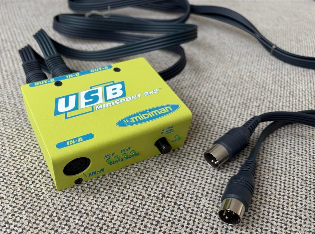 Midisport 2x2 USB MIDI Interface, Muziek en Instrumenten, Ophalen of Verzenden, Zo goed als nieuw