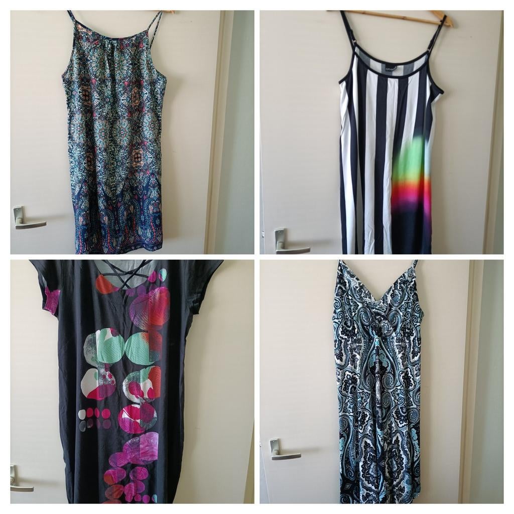 4 leuke zomerjurkjes                       Mt 42, Kleding | Dames, Ophalen of Verzenden, Gedragen, Maat 42/44 (L)