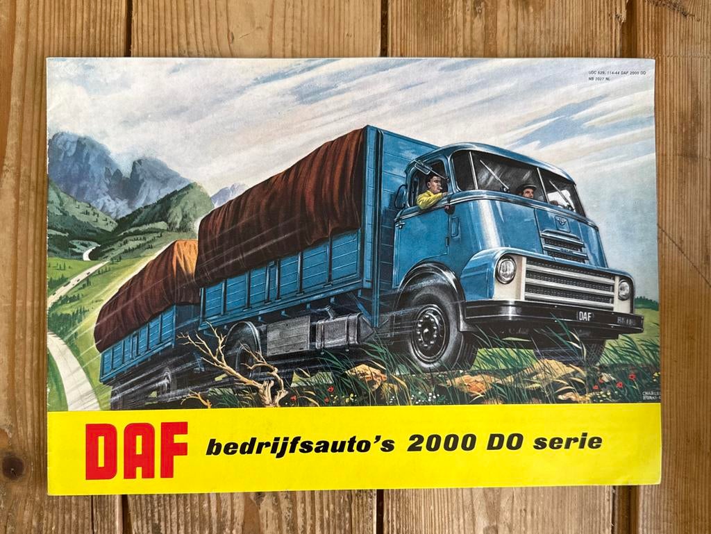 DAF bedrijfsauto's 2000 DO serie folder, Ophalen of Verzenden, Gelezen, Overige merken