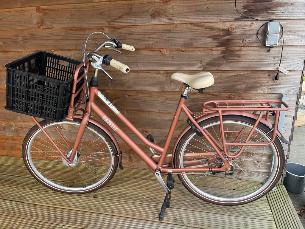 Gazelle damesfiets Heavy Duty 59 inch, Ophalen, Gebruikt, Versnellingen, 56 cm of meer