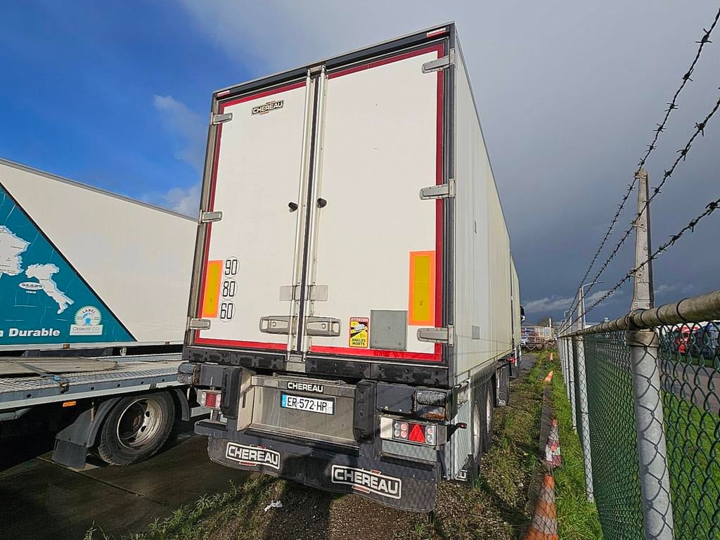 CHEREAU 3 AXLE FRIGO meatrails thermoking, Wit, Bedrijf, Aanhangers en Opleggers, Te koop