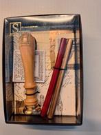 Lakstempel set met wax, Ophalen of Verzenden, Nieuw, Houten stempel