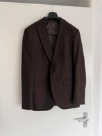 Driedelig herenpak - Bruin - Maat L, Kleding | Heren, Kostuums en Colberts, Ophalen, Zo goed als nieuw, Bruin