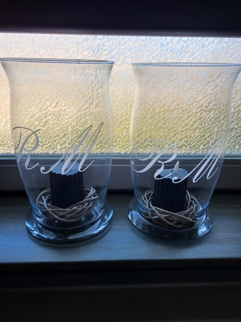 Riviera maison Windlicht xl, Ophalen, Zo goed als nieuw, Overige materialen, Minder dan 25 cm