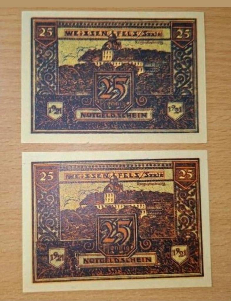 Duits Notgeld Weissenfels Noodgeld, Postzegels en Munten, Bankbiljetten | Europa | Niet-Eurobiljetten, Ophalen of Verzenden, Duitsland