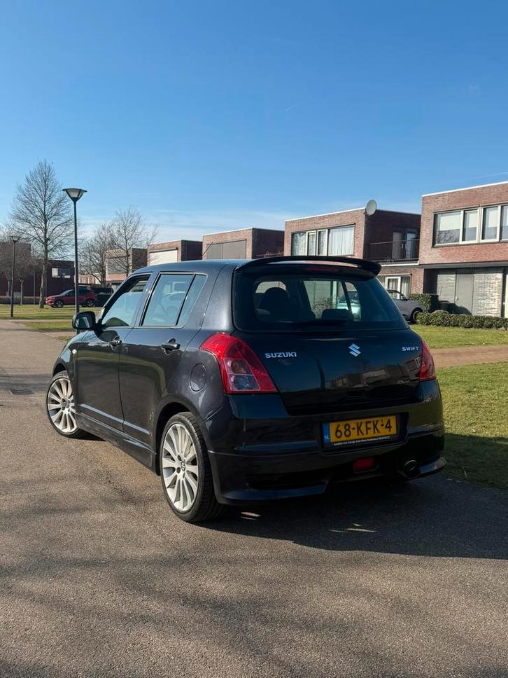 Suzuki Swift 1.3 5D 2009 Zwart, Auto's, Suzuki, Particulier, Swift, ABS, Airbags, Airconditioning, Alarm, Elektrische buitenspiegels