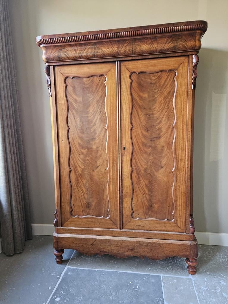 Antieke Biedermeier kast, Antiek en Kunst, Ophalen of Verzenden