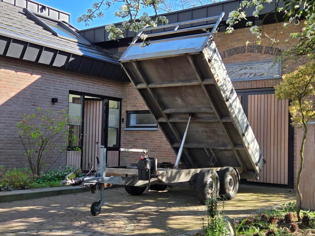 Hapert aanhanger kipper 325cm x 175cm, Ophalen, Gebruikt