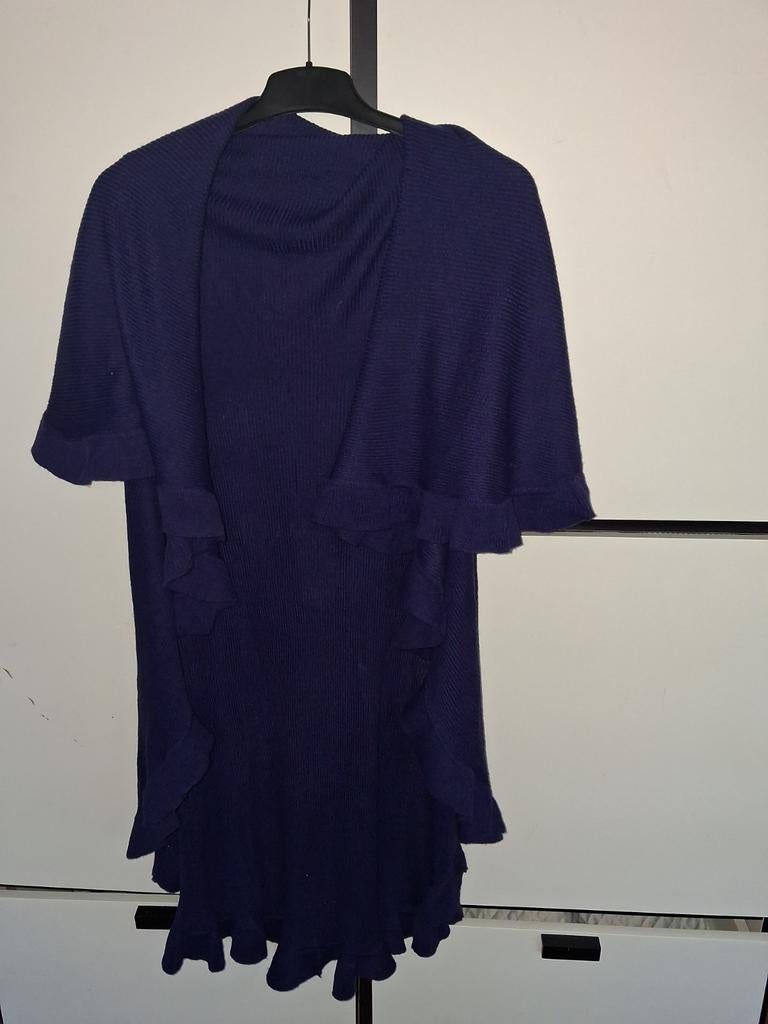 Nieuw Lange Dames Vest  maat. 4244, Blauw, Maat 42/44 (L), Nieuw, Ophalen of Verzenden