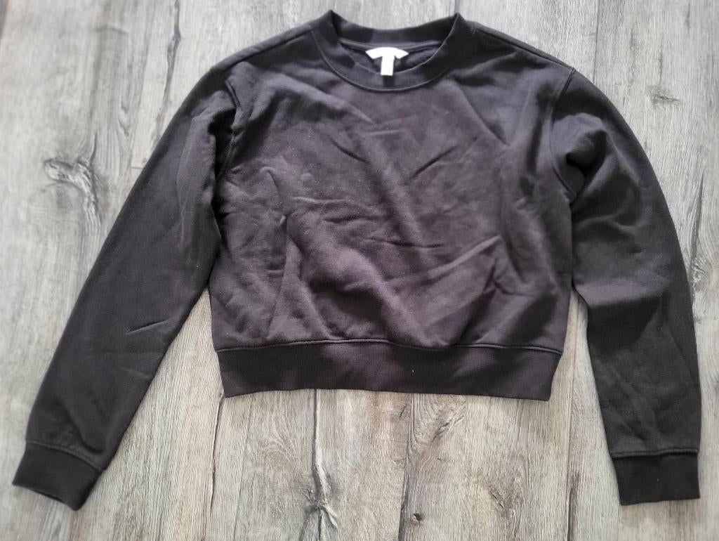 Trui H&M maat S zwart/grijs, H&M, Zwart, Ophalen of Verzenden, Zo goed als nieuw