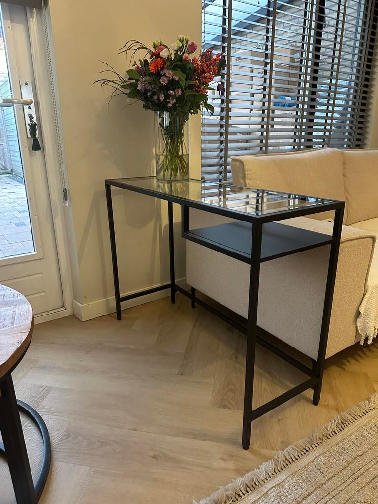 IKEA Vittsjö Laptoptafel / Bijzettafel, 45 tot 60 cm, Minder dan 55 cm, Ophalen of Verzenden, Rechthoekig