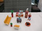 5332 Playmobil Woonkamer met werkende openhaard, Ophalen of Verzenden, Zo goed als nieuw, Complete set