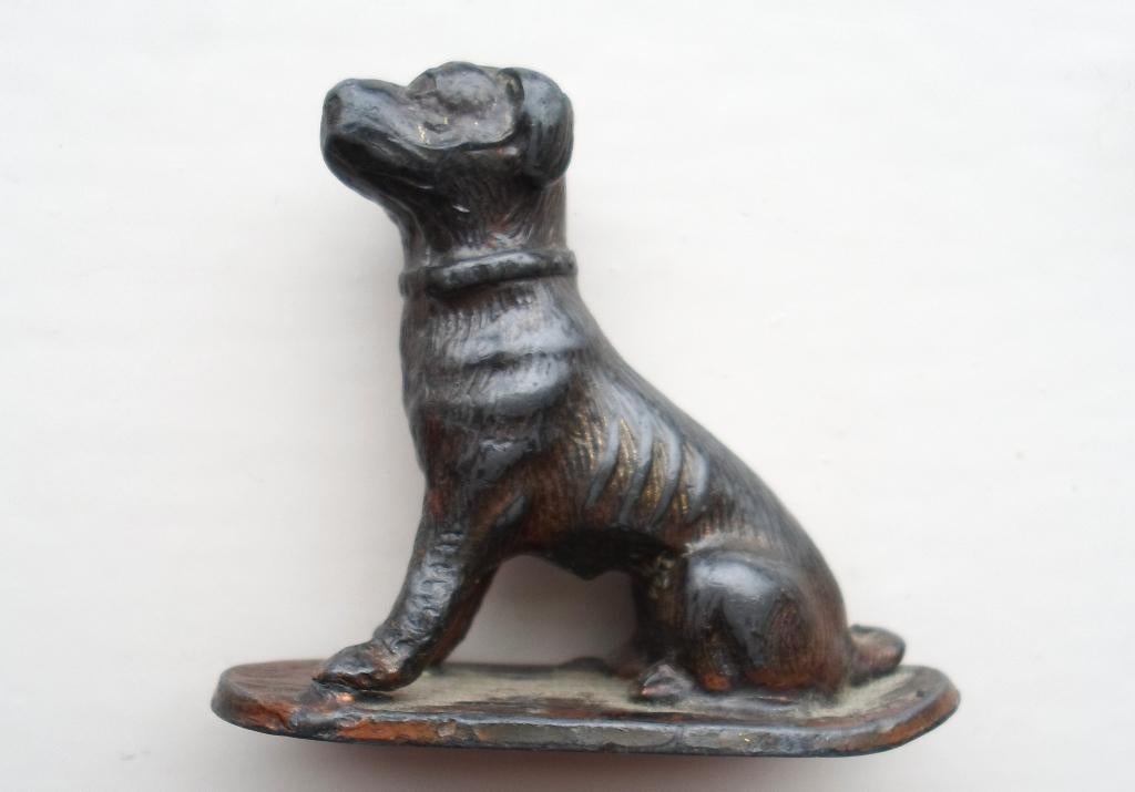 Bronzen hond., Ophalen of Verzenden, Zo goed als nieuw, Dier