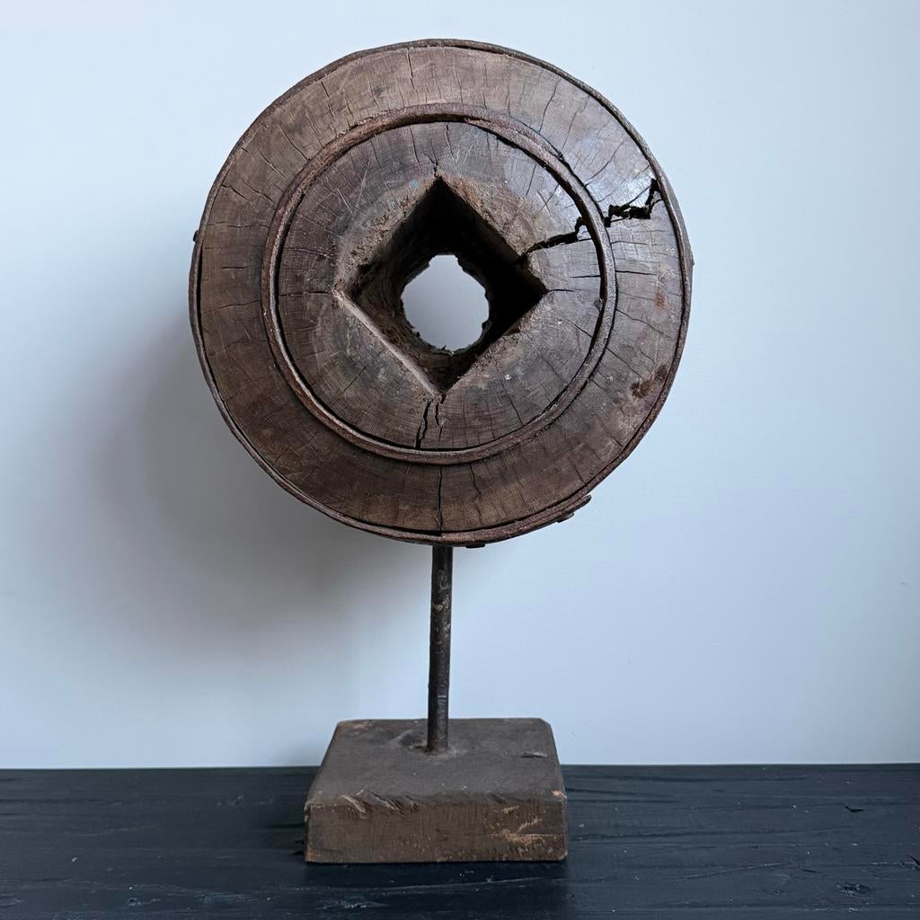 Uniek houten wiel!, Huis en Inrichting, Woonaccessoires | Overige, Ophalen of Verzenden