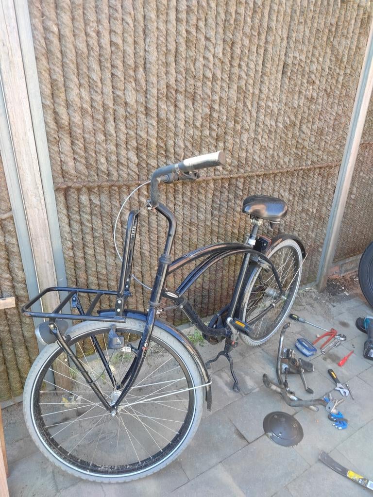 Sparta fiets met voordrager, Fietsen en Brommers, Fietsen | Dames | Damesfietsen, Ophalen, Terugtraprem, Sparta, Versnellingen