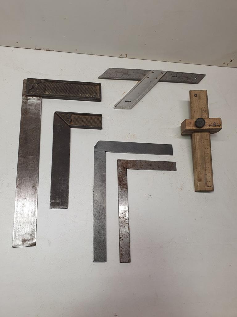 Schrijfhaak,winkelhaak,kruishout enz, Doe-het-zelf en Verbouw, Gereedschap | Handgereedschap, Nieuw, Ophalen of Verzenden