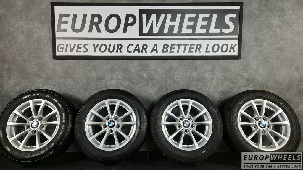 16 inch BMW 3 Serie F30 F31 F32 4 Style 390 winterbanden E90, Gebruikt, -, Banden en Velgen, -