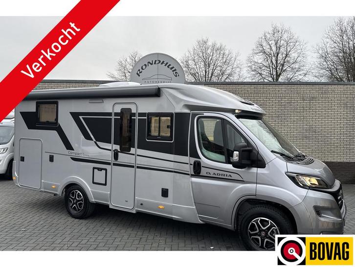 Adria Compact Supreme DL 180 pk AUTOMAAT 9-Traps Euro6 Fiat, Caravans en Kamperen, Campers, Bedrijf, tot en met 4, Half-integraal