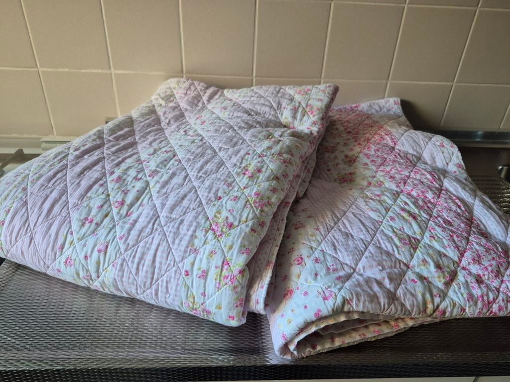 2 SPREIEN/PLAID, Ophalen, Gebruikt, Eenpersoons, Overige typen