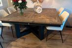 Riviera maison eettafel 150x150, Huis en Inrichting, Tafels | Eettafels, Ophalen, 200 cm of meer, 50 tot 100 cm, Zo goed als nieuw