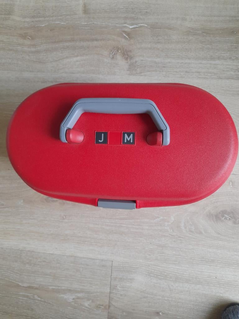 Samsonite beautycase rood, Ophalen of Verzenden, Gebruikt, Rood