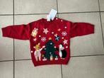 Nieuwe rode kersttrui Maat 68, Kinderen en Baby's, Babykleding | Maat 68, Ophalen of Verzenden, Nieuw, Jongetje of Meisje, Truitje of Vestje