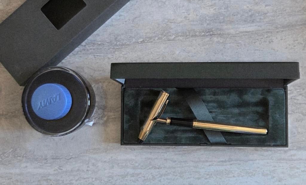 Cross vulpen 14 rolled karaat. Incl. Inkt met vloeipapier, Ophalen of Verzenden