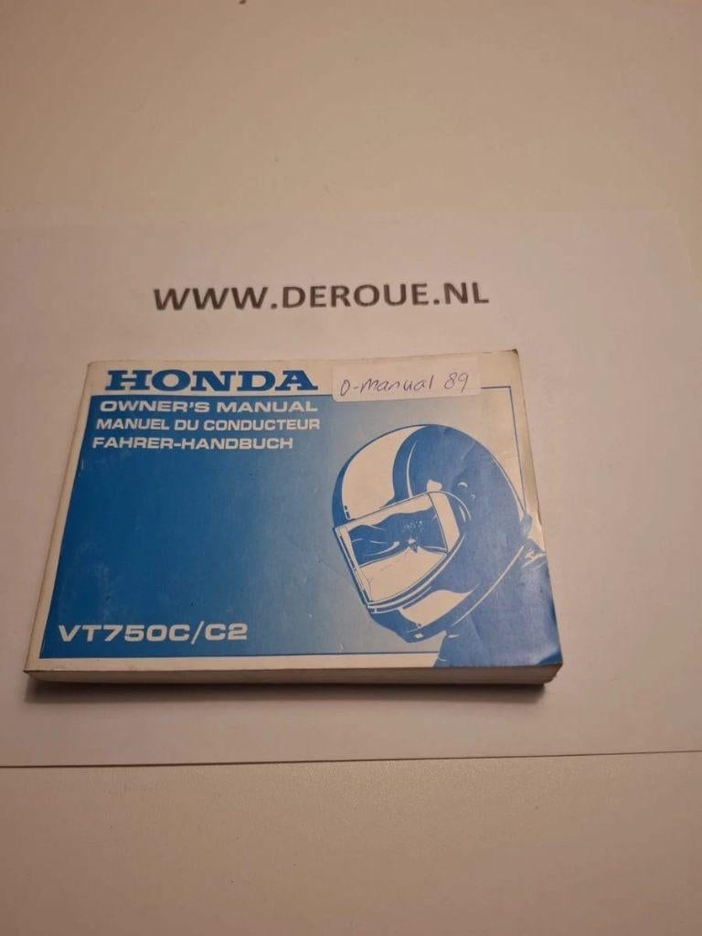 89 0WNERS MANUAL HONDA VT750C / C2  1997  USED, Motoren, Ophalen of Verzenden, Honda
