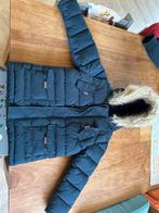 Topolino 116 Donkerblauwe jas met capuchon en bontkraag, Ophalen of Verzenden, Nieuw, Jongen of Meisje, Jas