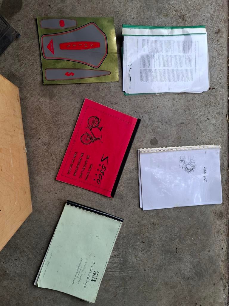 Solex onderdelen, blok, montageboeken en stickers, Ophalen, Gebruikt, Overige typen, Overige merken