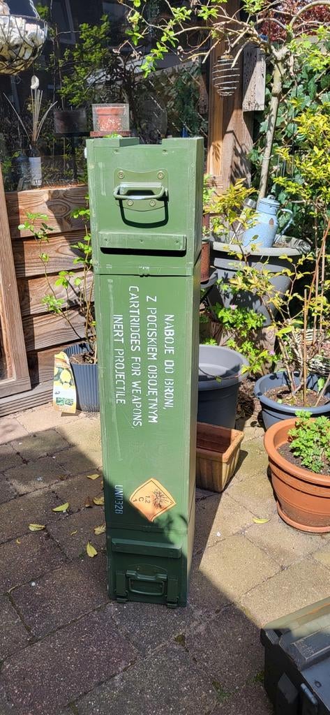 Munitiekist/ munitie kist, Ophalen, Minder dan 50 cm, Gebruikt, 100 tot 150 cm