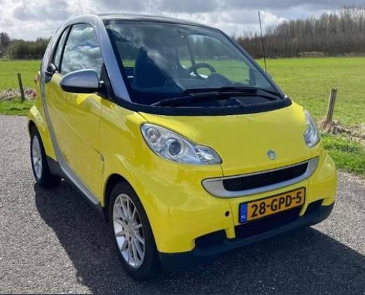 Smart ForTwo 1.0 52KW Coupe MHD AUT 2008 Grijs, Automaat, Achterwielaandrijving, 18 €/maand, 23 km/l