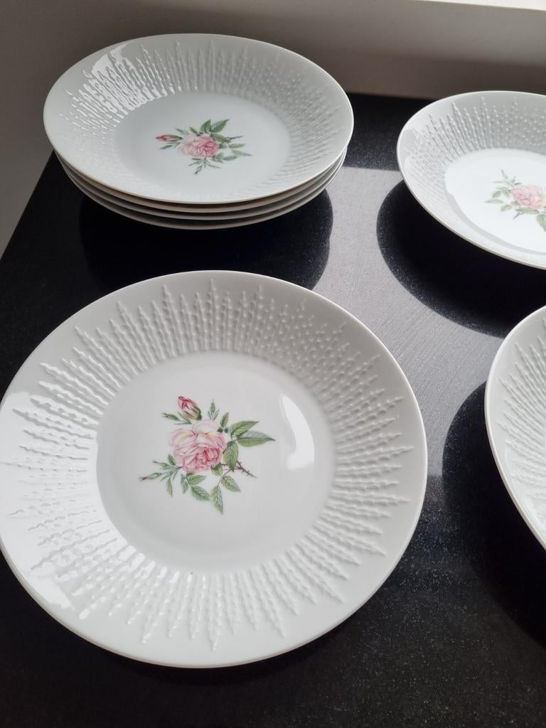 Hutschenreuther Selb Rosita, soepbord, Ophalen of Verzenden, Overige stijlen, Bord(en)