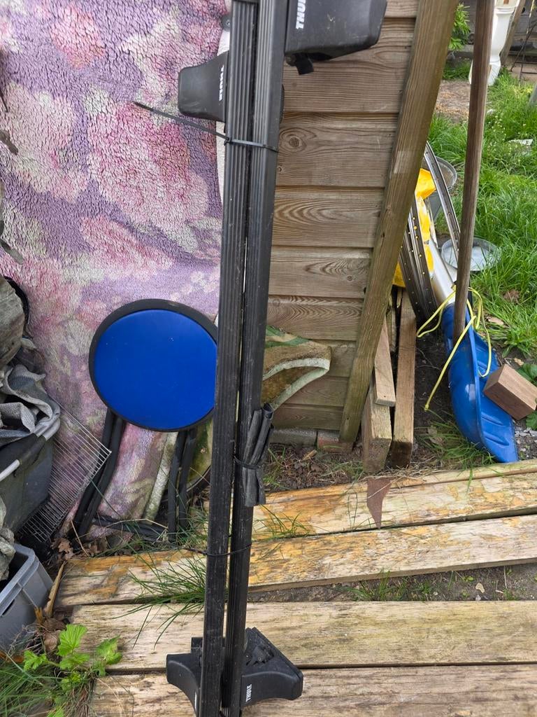 Te koop dakdragers + dakkoffer, Ophalen of Verzenden