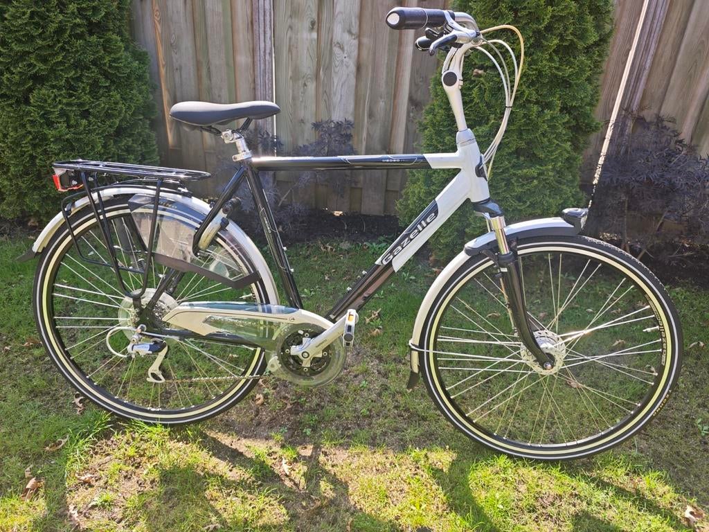 Zeer mooie Gazelle medeo plus herenfiets 57cm 27 versnelling, Ophalen, Versnellingen, Zo goed als nieuw, 57 tot 61 cm
