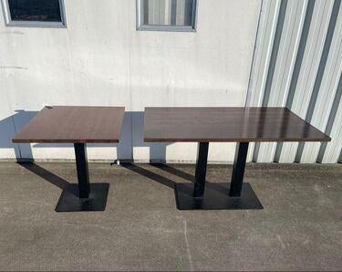 5 stuks beukenhouten horeca restaurant / kantine tafels, Ophalen