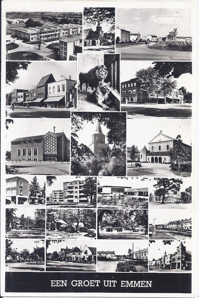 Emmen Oude Gelopen Ansichtkaart (9919 ), Verzenden, 1960 tot 1980, Gelopen, Drenthe