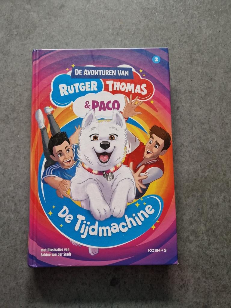 Rutger, Thomas & Paco: De Tijdmachine, Ophalen of Verzenden, Zo goed als nieuw, Rutger Vink, Thomas van Grinsven, Fictie algemeen