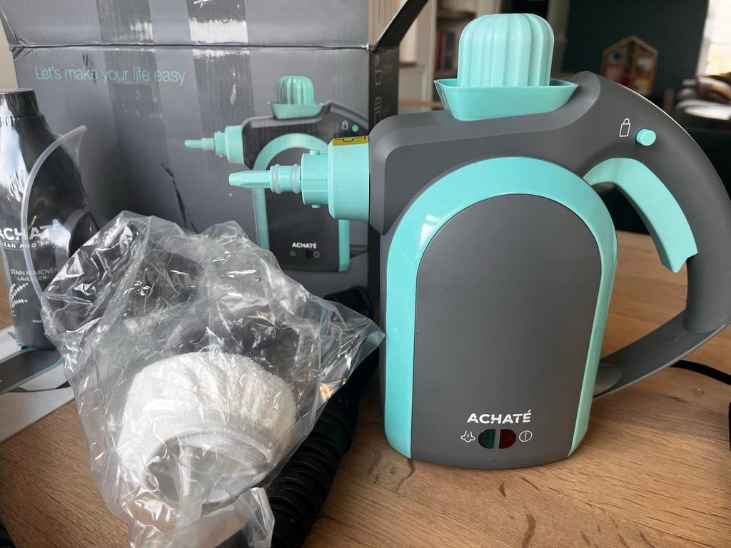 Achaté Handstoomreiniger - Compact en Krachtig, Witgoed en Apparatuur, Stoomapparaten, Ophalen of Verzenden, Nieuw, Stoomreiniger