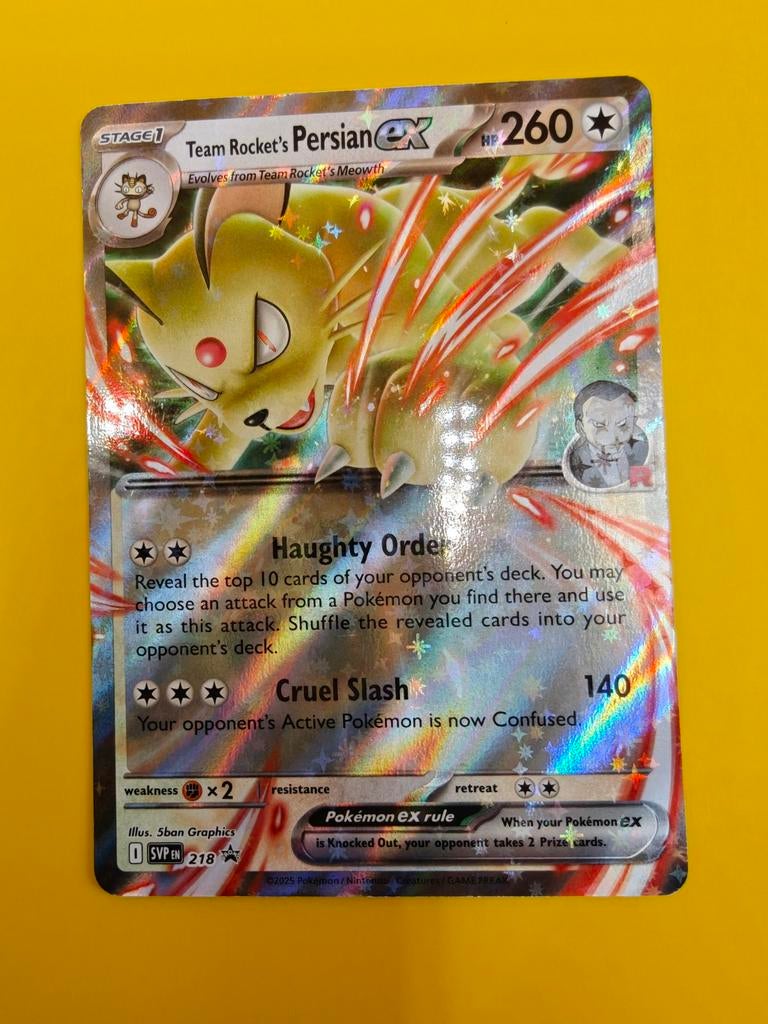 Team Rocket's Persian ex - SVP218, Verzenden, Zo goed als nieuw