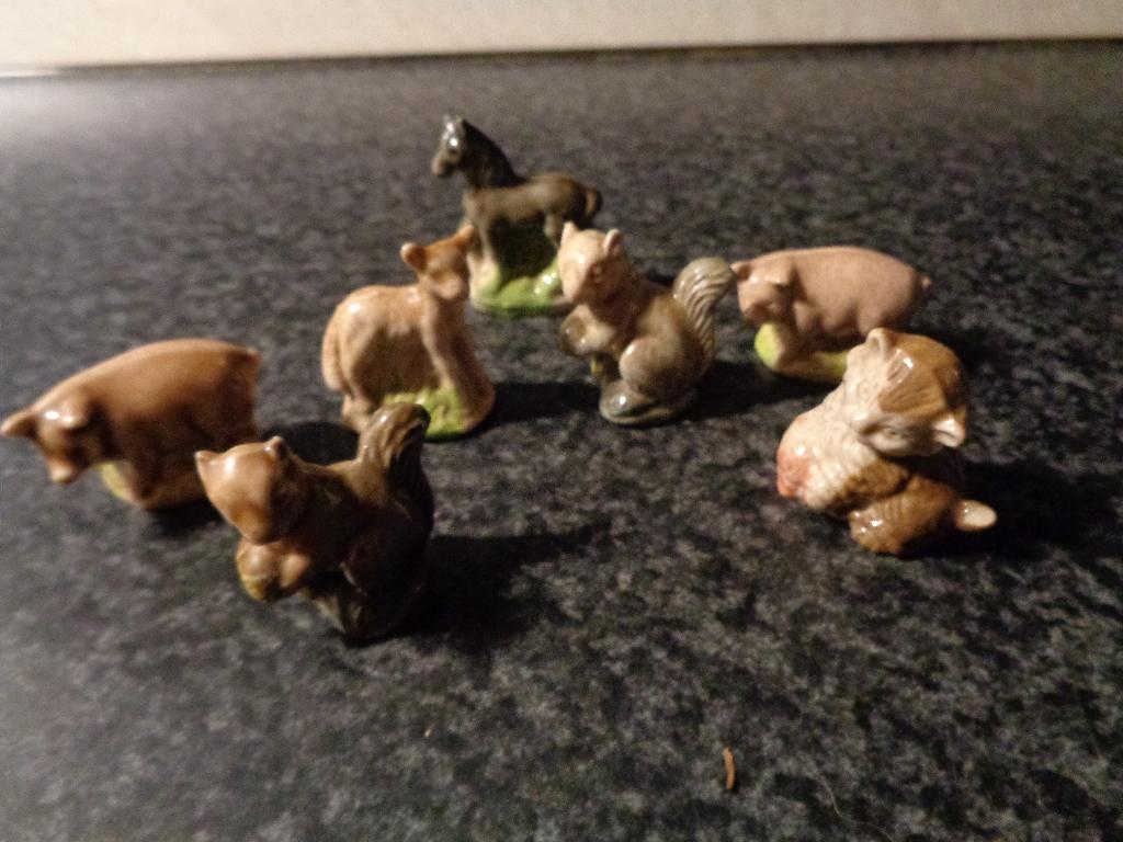 7 wade beeldjes, Ophalen of Verzenden, Zo goed als nieuw, Beeldje of Figuurtje