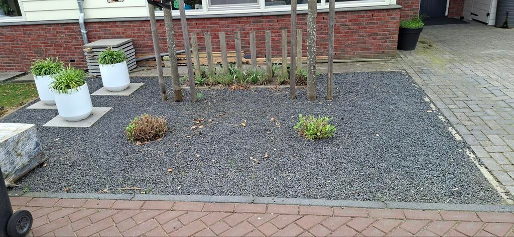 Antraciet split, zelf verwijderen, Tuin en Terras, Grind, Keien en Split, Ophalen