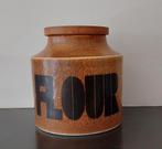 Retro Engels keramiek grote voorraadpot FLOUR meel ´70s, Ophalen of Verzenden, Huis en Inrichting