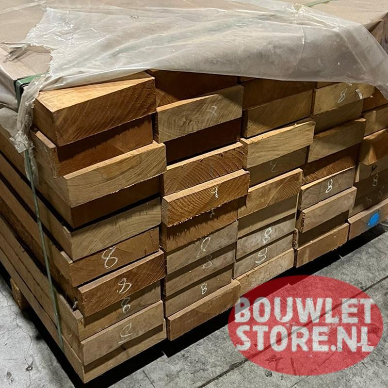 Hardhouten balken 65x255mm | Tauari | Braziliaans eiken balk, Nieuw, Ophalen of Verzenden, Hardhout, 250 cm of meer