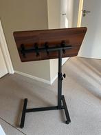 Verrijdbaar en verstelbaar tafeltje voor bank of bed, Huis en Inrichting, Tafels | Bijzettafels, Ophalen, Overige materialen, Nieuw