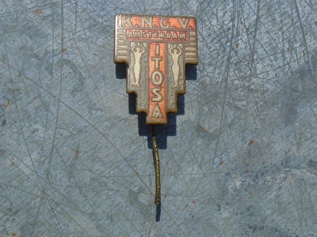 Speld Sport K.N.G.V. ITOSA, Verzamelen, Speldjes, Pins en Buttons, Ophalen of Verzenden, Gebruikt, Sport, Speldje of Pin