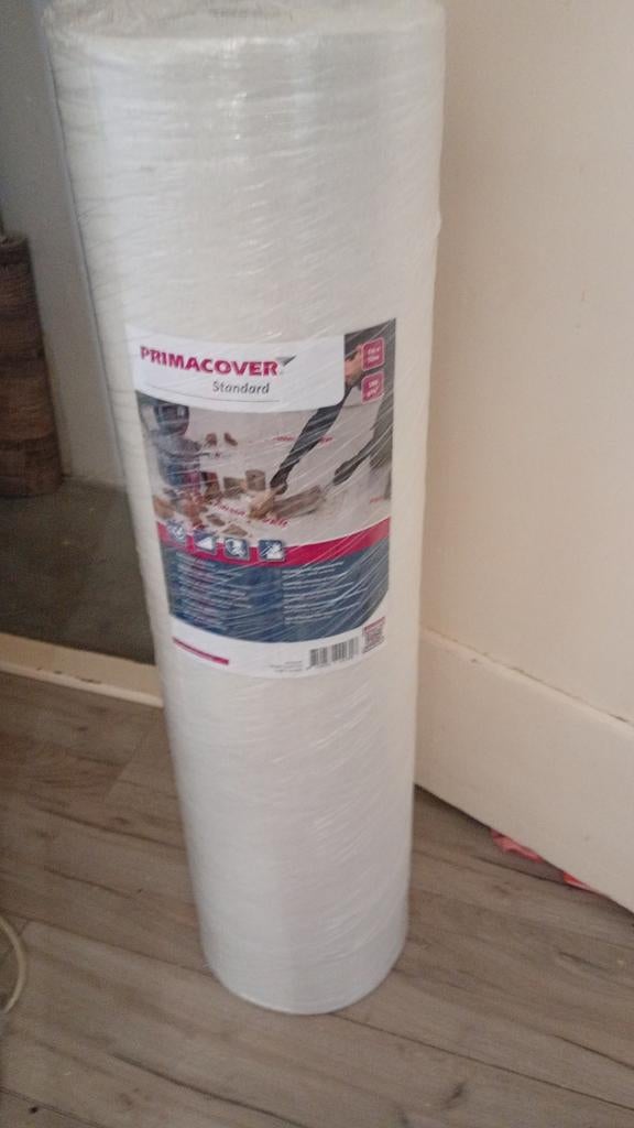 Primacover Standard afdekfolie nieuw in verpakking, Doe-het-zelf en Verbouw, Plinten en Afwerking, Ophalen, Nieuw, Overige materialen
