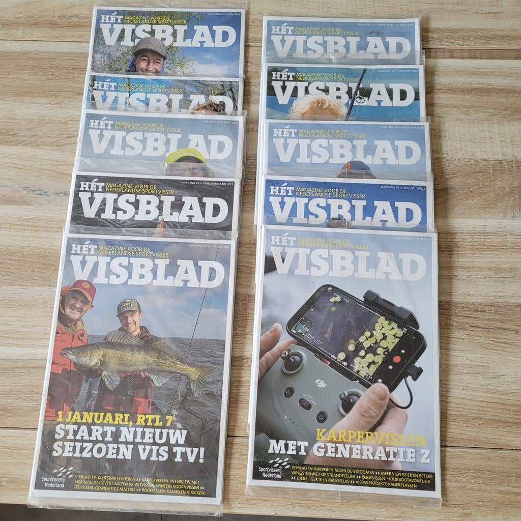 Hét Visblad - Magazine 2023 compleet in folie, Ophalen of Verzenden, Nieuw, Sport en Vrije tijd