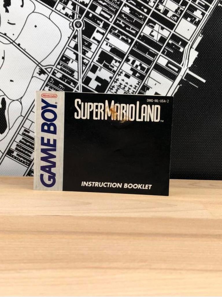 Game Boy Nintendo instructie Handleiding Super Mario Land, Gebruikt, 1 speler, Ophalen of Verzenden, Vanaf 3 jaar